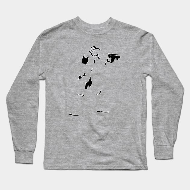 Storm white and black Long Sleeve T-Shirt by Flyingpanda